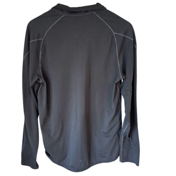 Paradox Merino Blend Dri-Release 1/4 Zip Men’s Black Athletic Pullover Size M - Picture 2 of 6